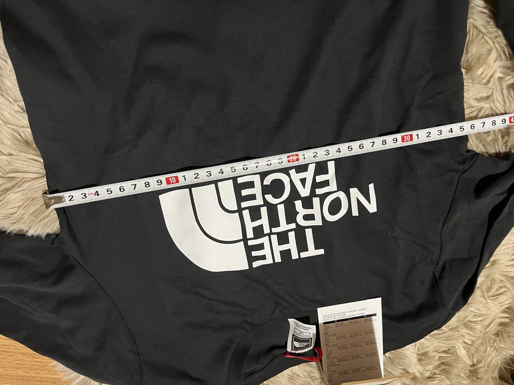 The north face bluzka z długim rękawem teens r XS z logo