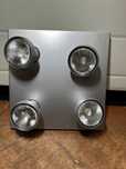 Lampa halogen sufitowy x 4, srebrny Massive