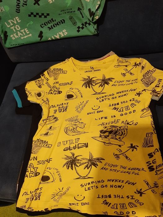 134  bawełniane T-shirty dla chłopca