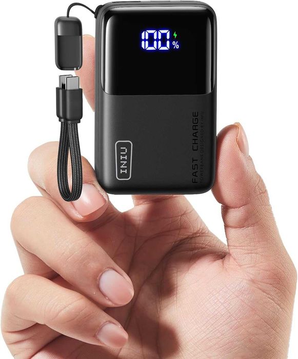 INIU Mini Portable Charger, Small 45W PD Power Bank, 10000mAh USB C