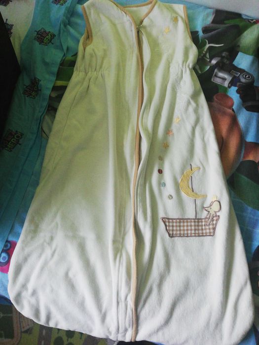 Saco dormir quentinho unisexo para bebé