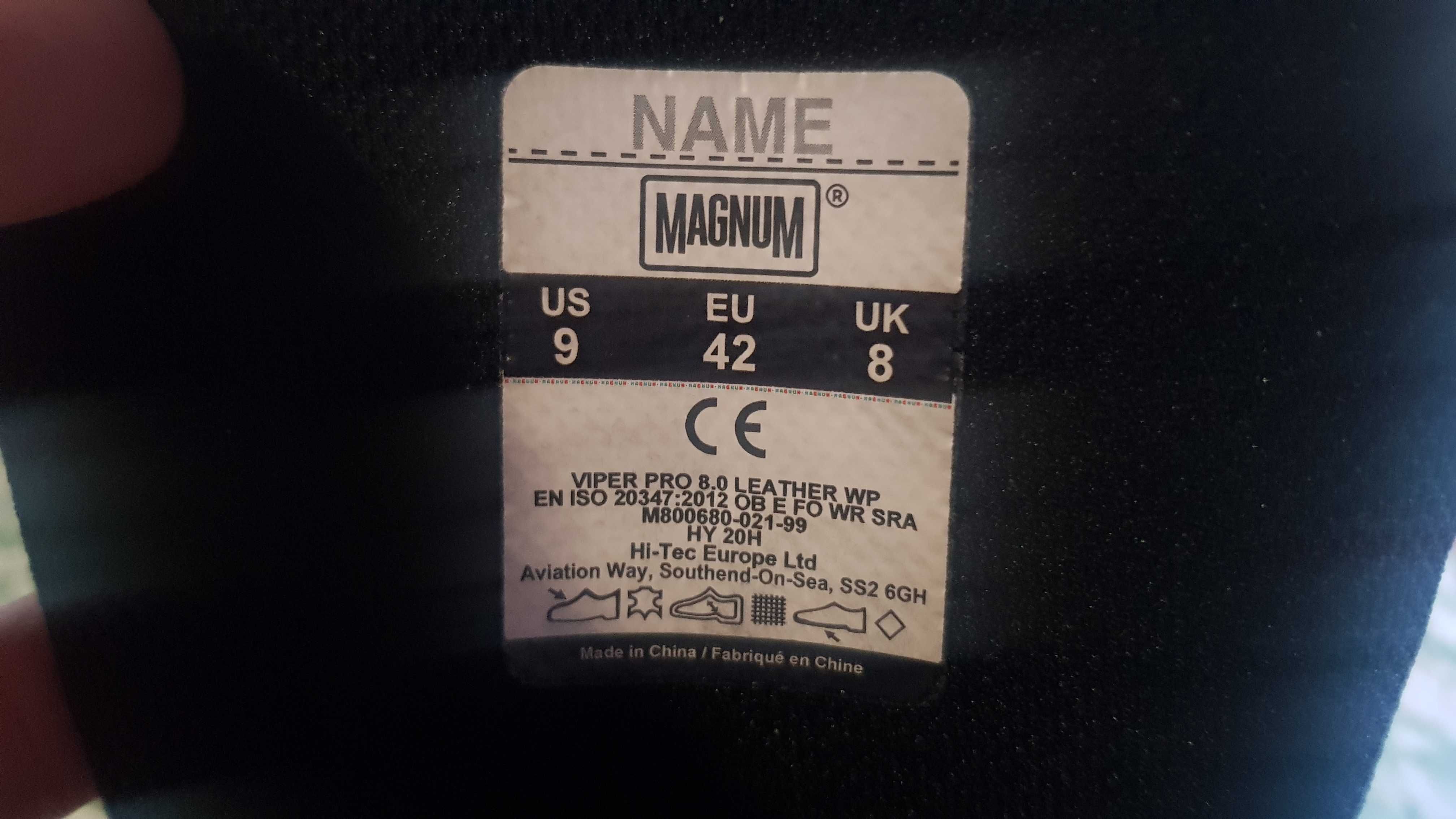 Botas táticas da Magnum 41/42