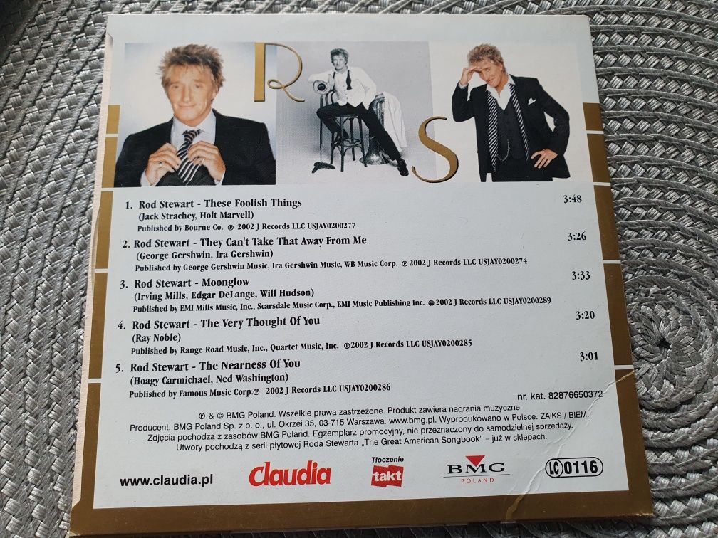 Rod Stewart The Great American Songbook największe przeboje CD