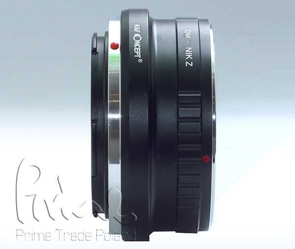 Adapter Olympus OM na NIKON-Z K&F Concept jakość ma znaczenie!