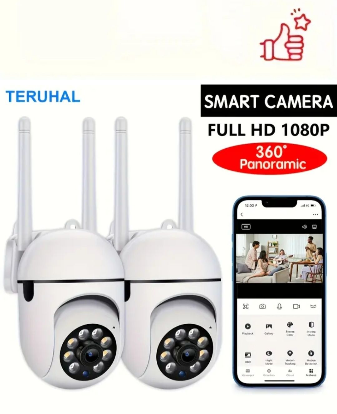 Kamera do monitoringu. Nowa. Wi fi wykrywanie ruchu aplikacja po polsk