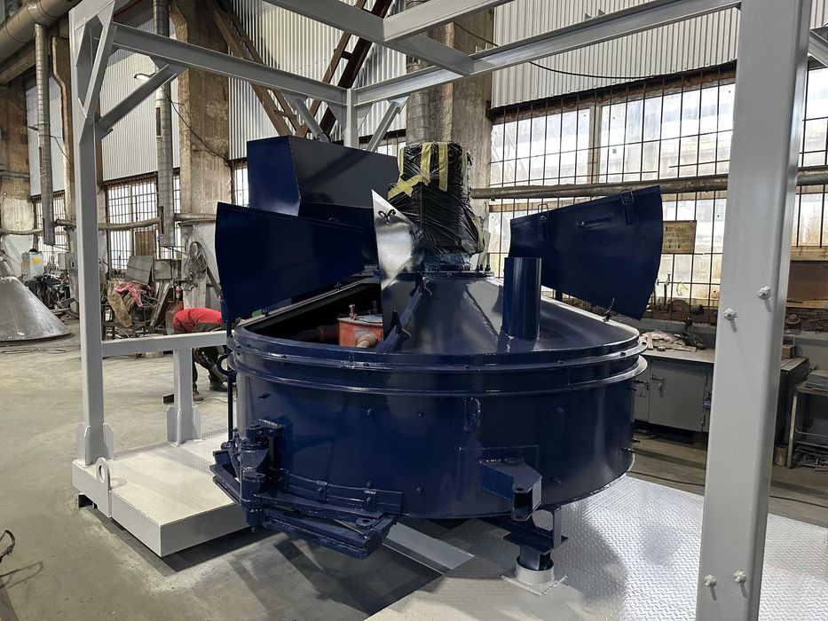 Бетономішалка ГК МОНОЛІТ-1200. Промисловий Міксер Бетону. Виробництво