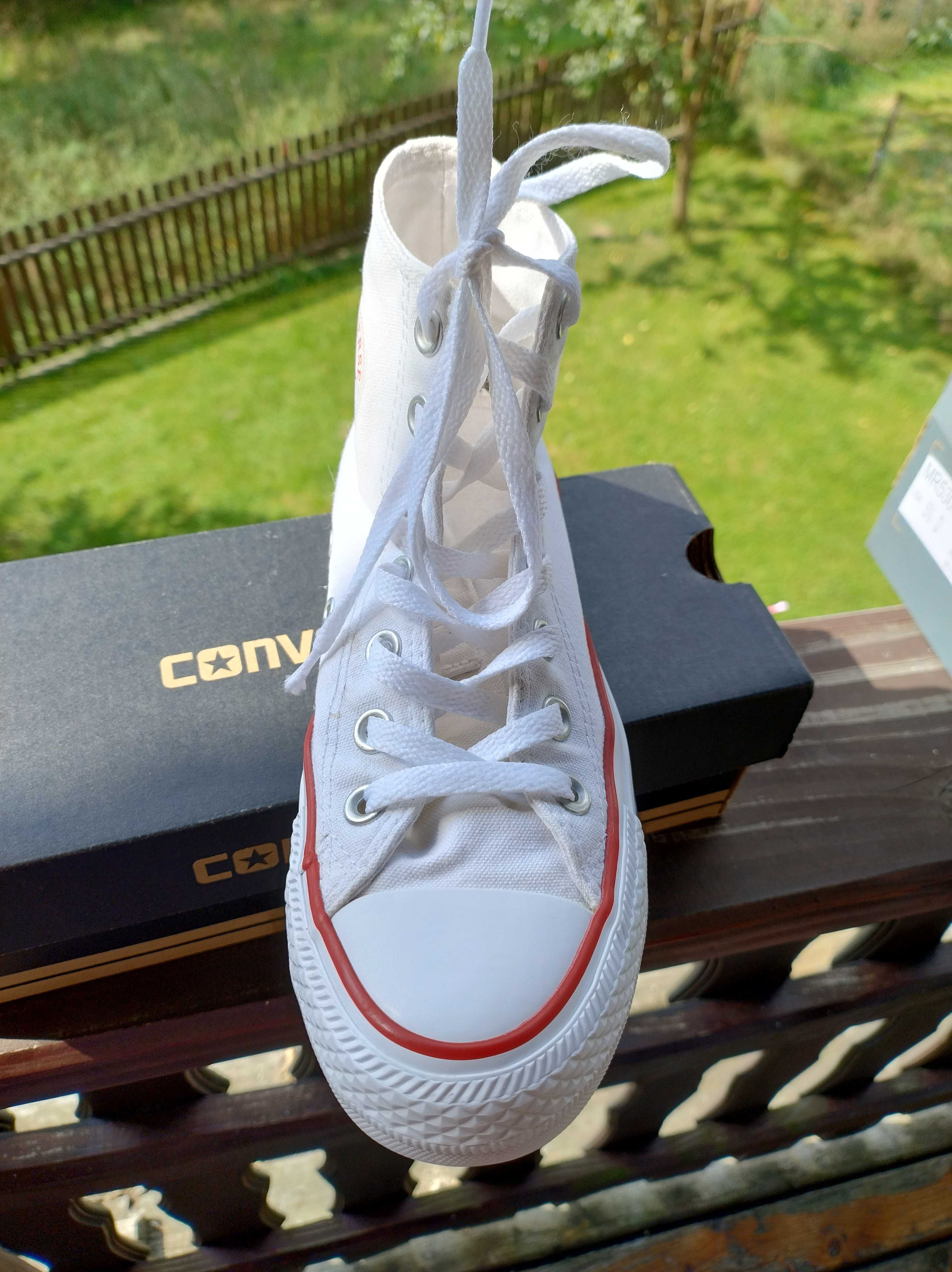 Converse 36.5 białe jak nowe