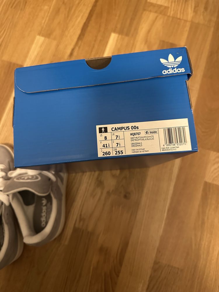 Adidas Samba 00s szare rozmia 41 1/3