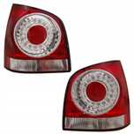 Lampy tyl ne kpl Led Red White Tuning VW Polo IV 4 9n3 6q Lift 2005-2009