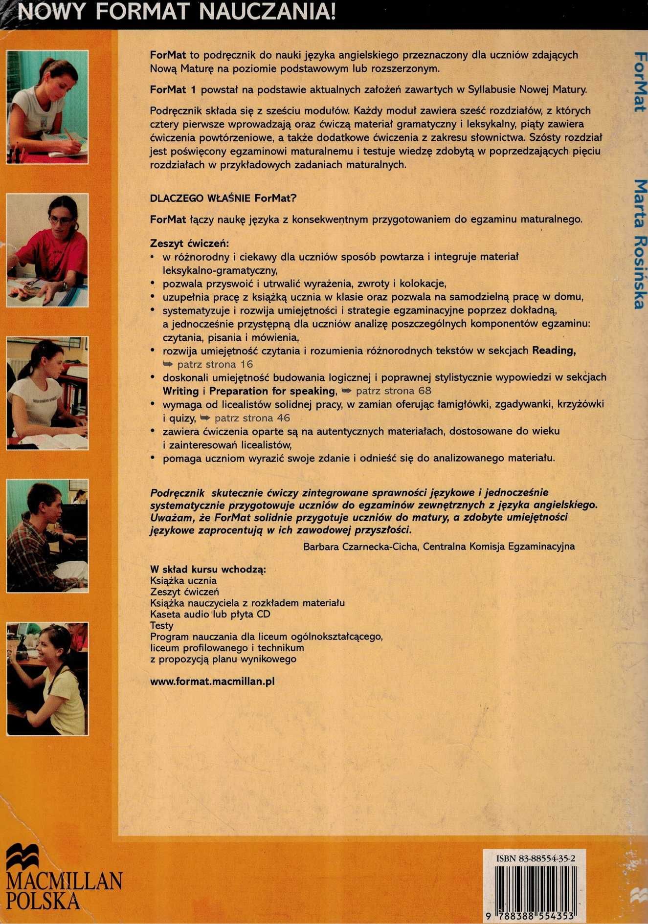 FORMAT magazine workbook podręcznik do angielskiego Marta Rosińska