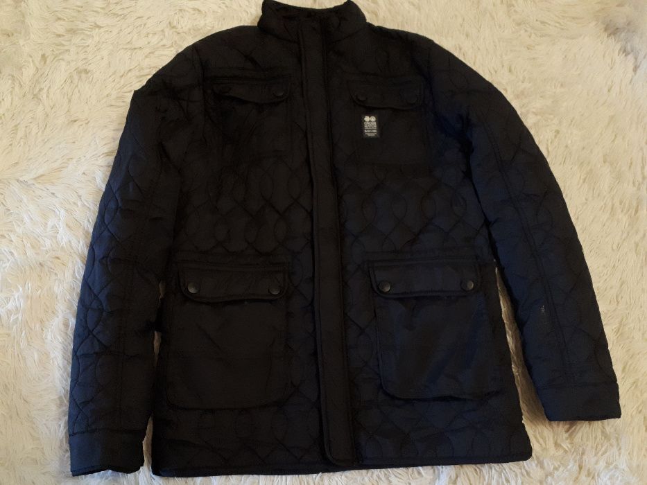 Стильная утепленная стеганая куртка/деми/crosshatch black label Юниор