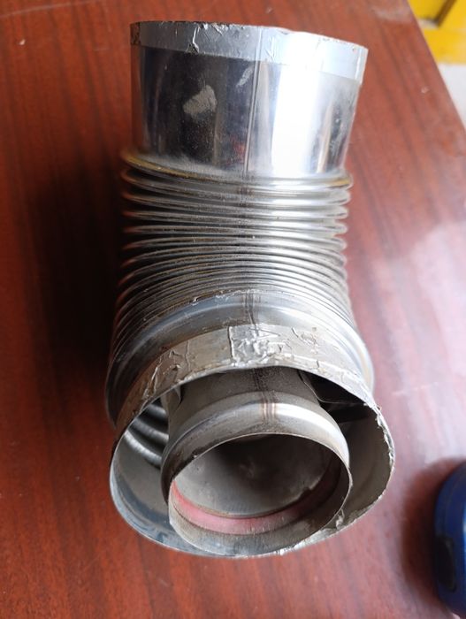 Гофра коліно 90° до газового котла