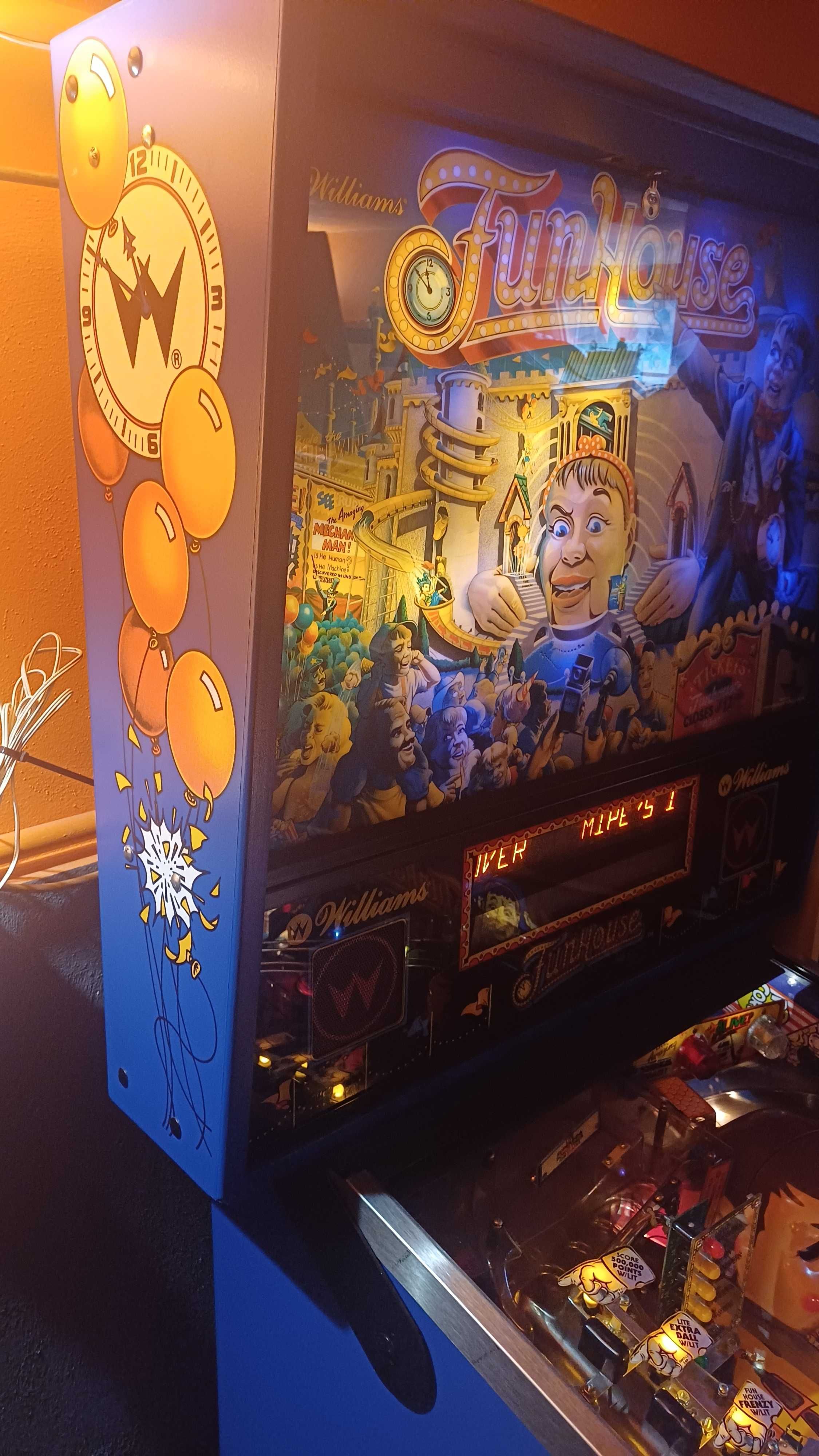 Flipper Fliper Pinball FUN HOUSE Piękny Stan