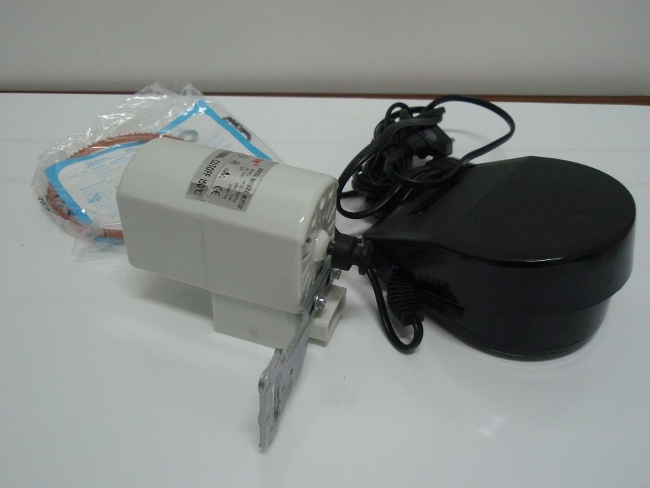 Kit motor, pedal e correia máquina costura - Novo
