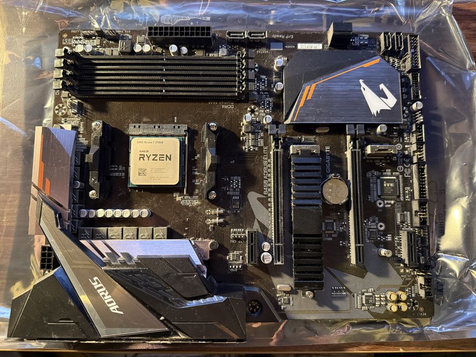Набор Ryzen 7 3700x + 48 RAM + b450 Aorus Elite