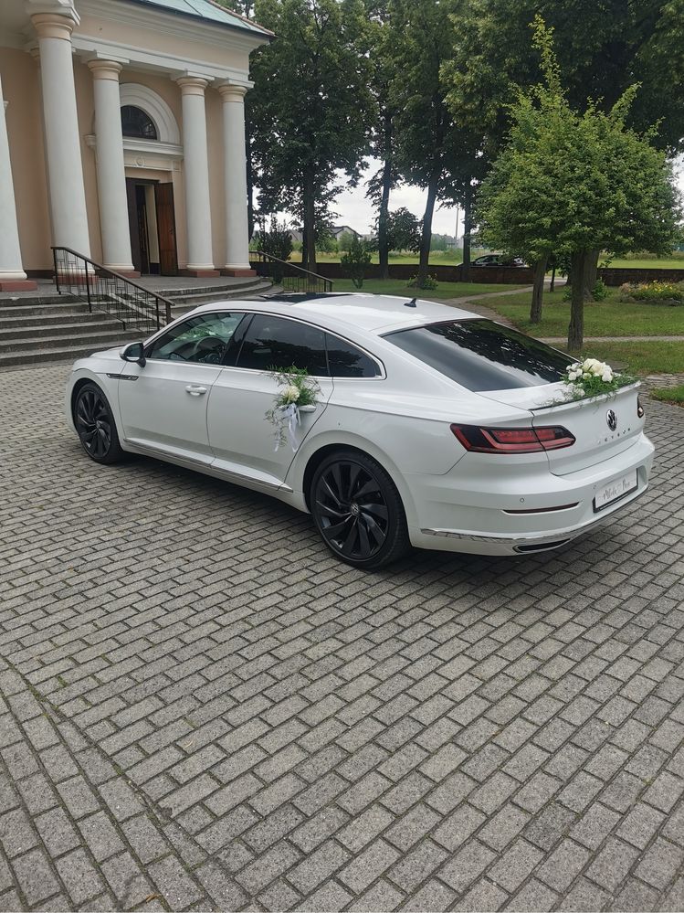 Auto do ślubu, wesela, imprezy, uroczystości, wynajem. Arteon R-Line