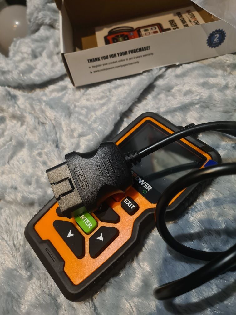 Skaner tester diagnostyczny Interfejs Motopower OBDII EOBD