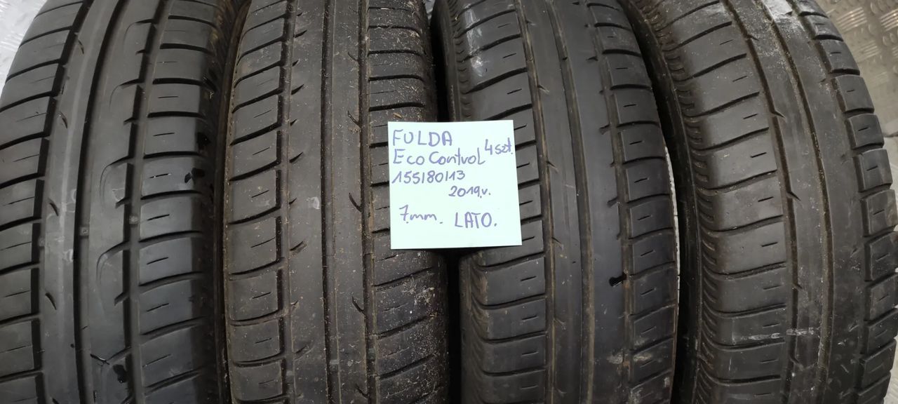 opony fulda eco 155/80 r13 2019r 7mm 4szt