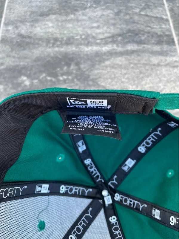 Chapéu NY New Era Verde e Branco