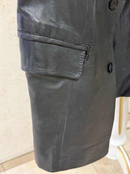 Мужской кожанный пиджак