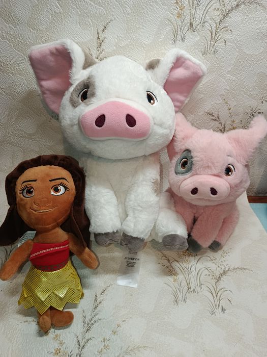 Мягкая игрушка Свинка Пуа кукла Моана  Moana