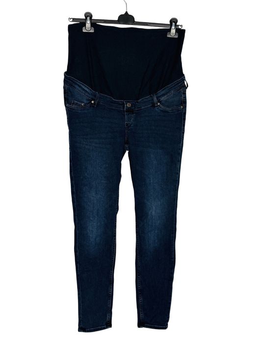 Ciążowe jeansy w kolorze ciemnego denimu L 40 H&M