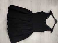 Czarna sukienka balowa