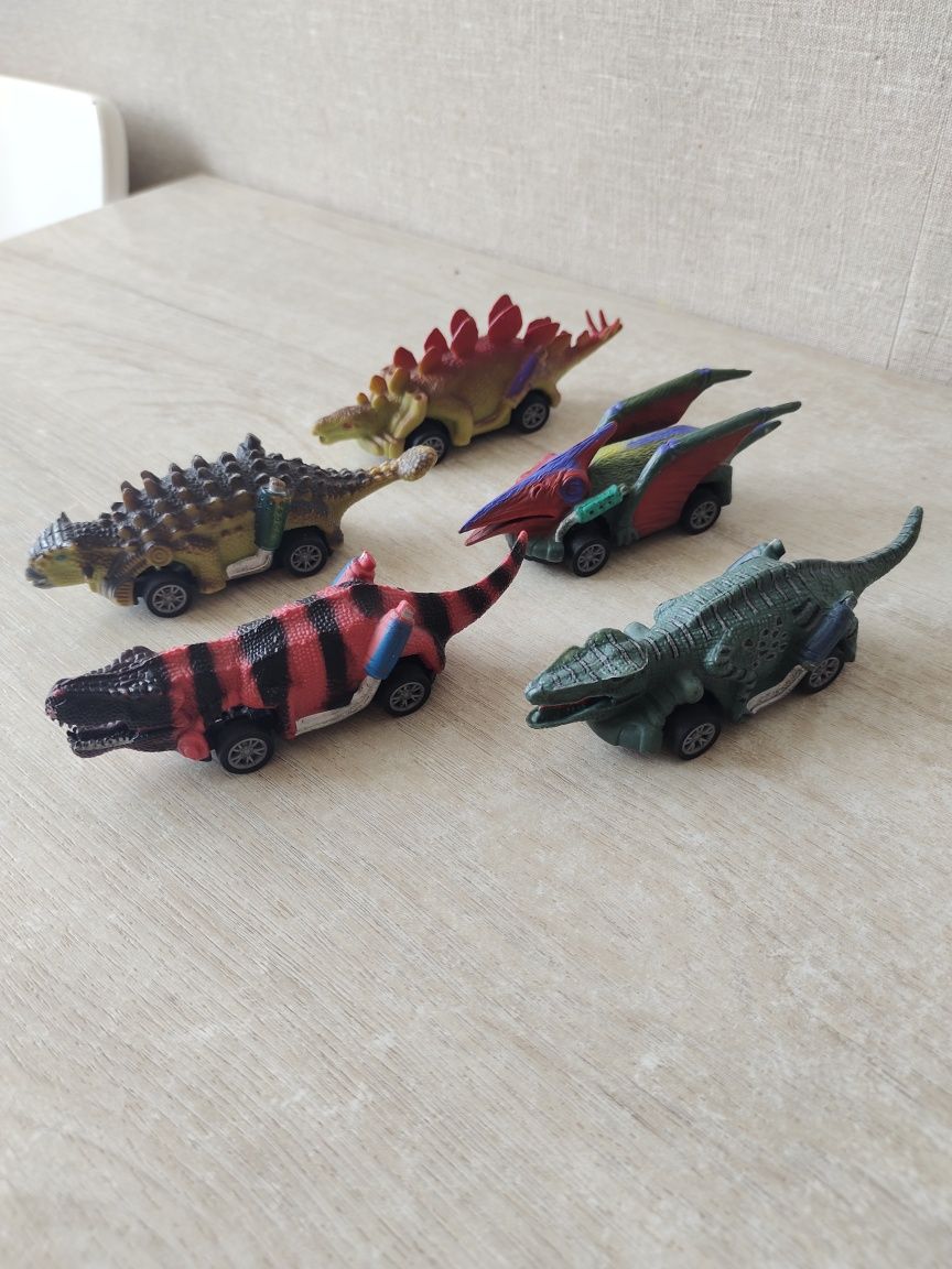 Машинка динозавр іграшковий набір DINOBROS Dinosaur Toy Pull Back