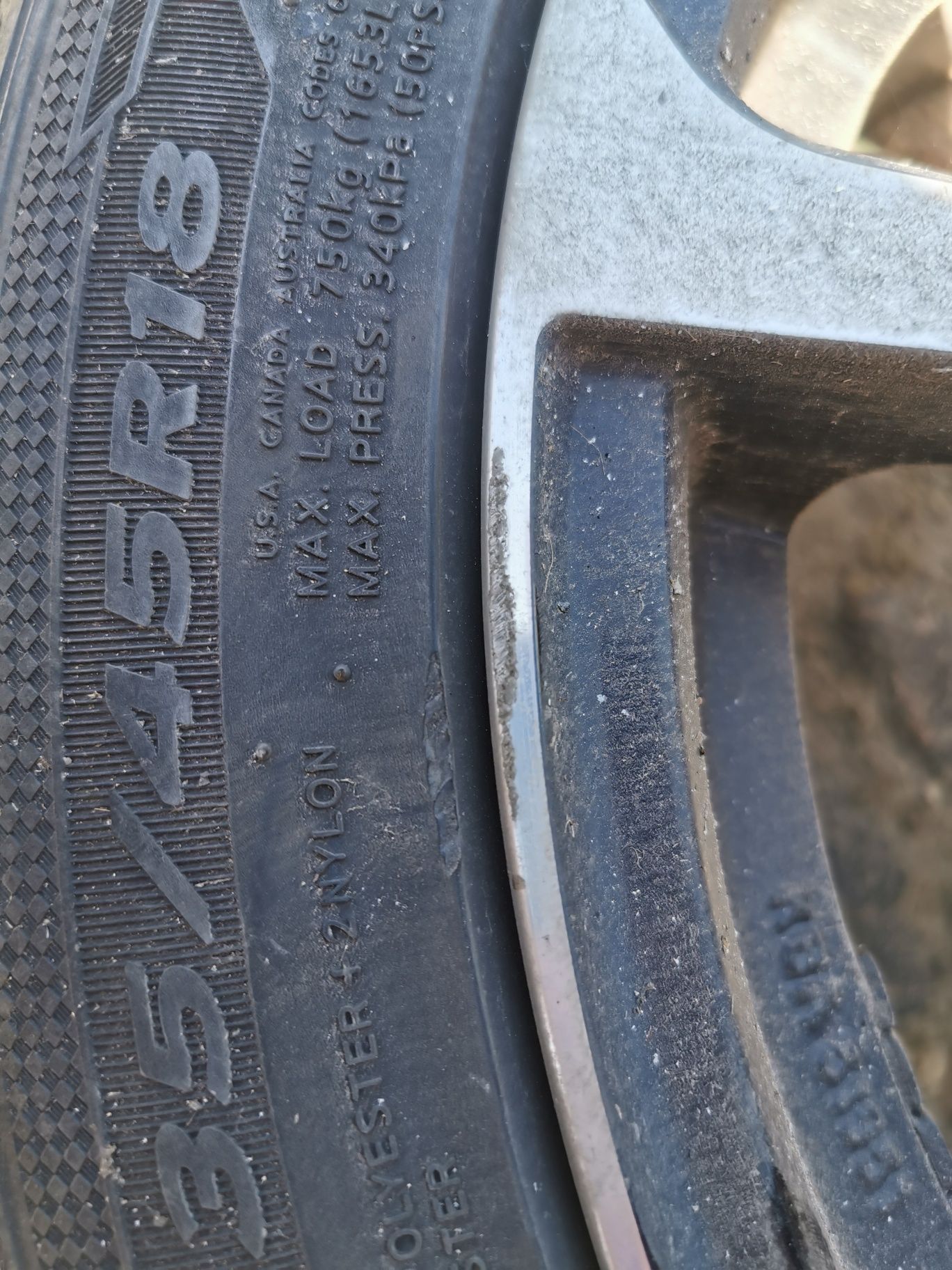 Felgi Gmp Astral 5x114,3 z oponami hankook