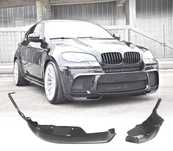 SPLITTERS PARA-CHOQUES FRONTAL BMW X6 E71 LOOK M PERFORMANCE