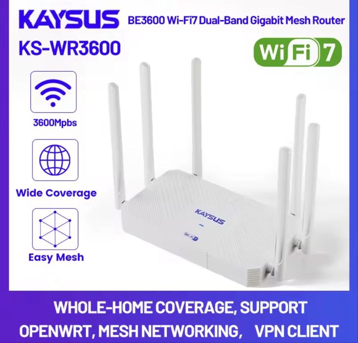 KAYSUS BE3600 роутер WiFi7