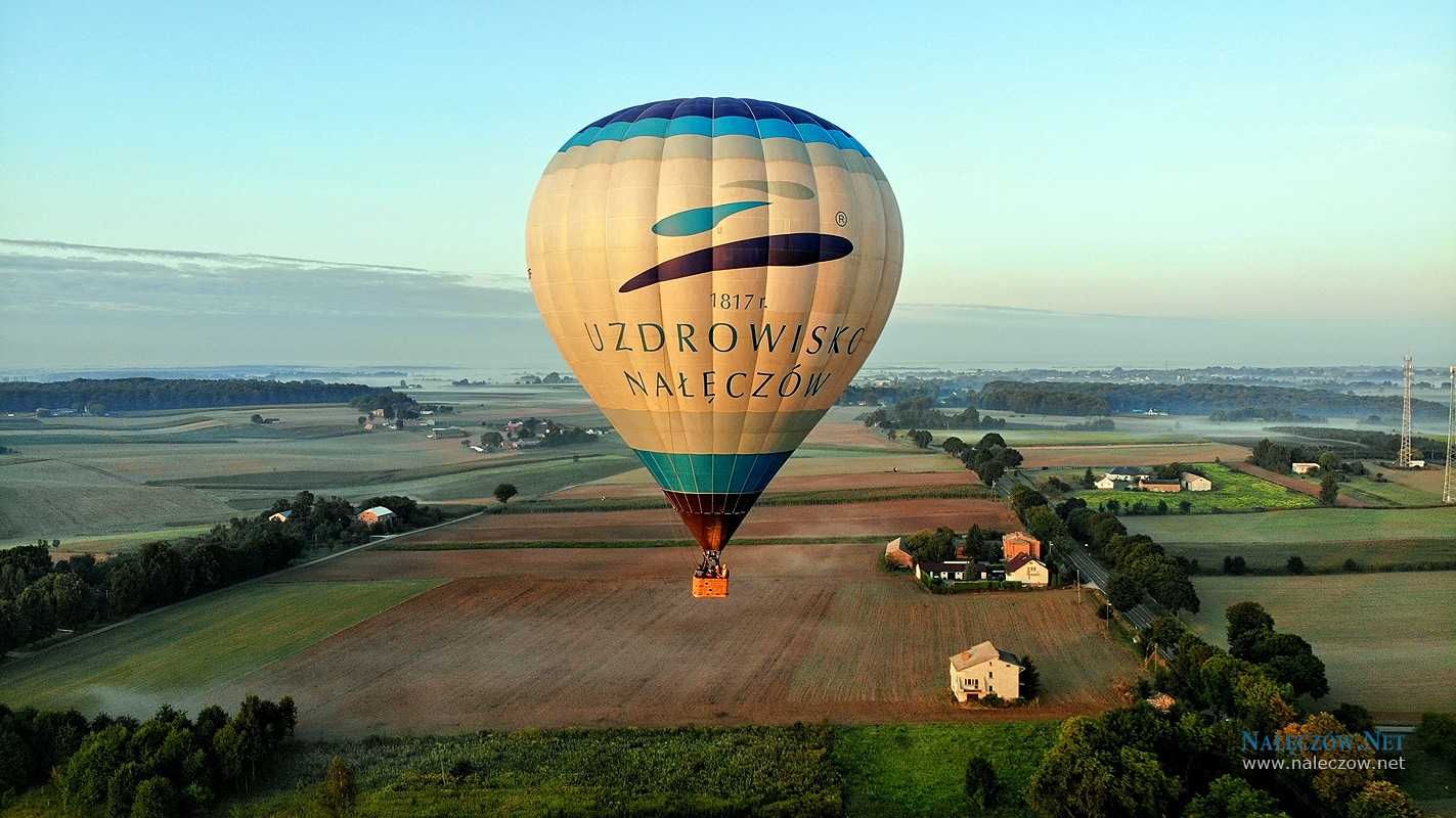 Lot balonem w prezencie rocznica lubelskie ( Nałęczów, Kazimierz D.)