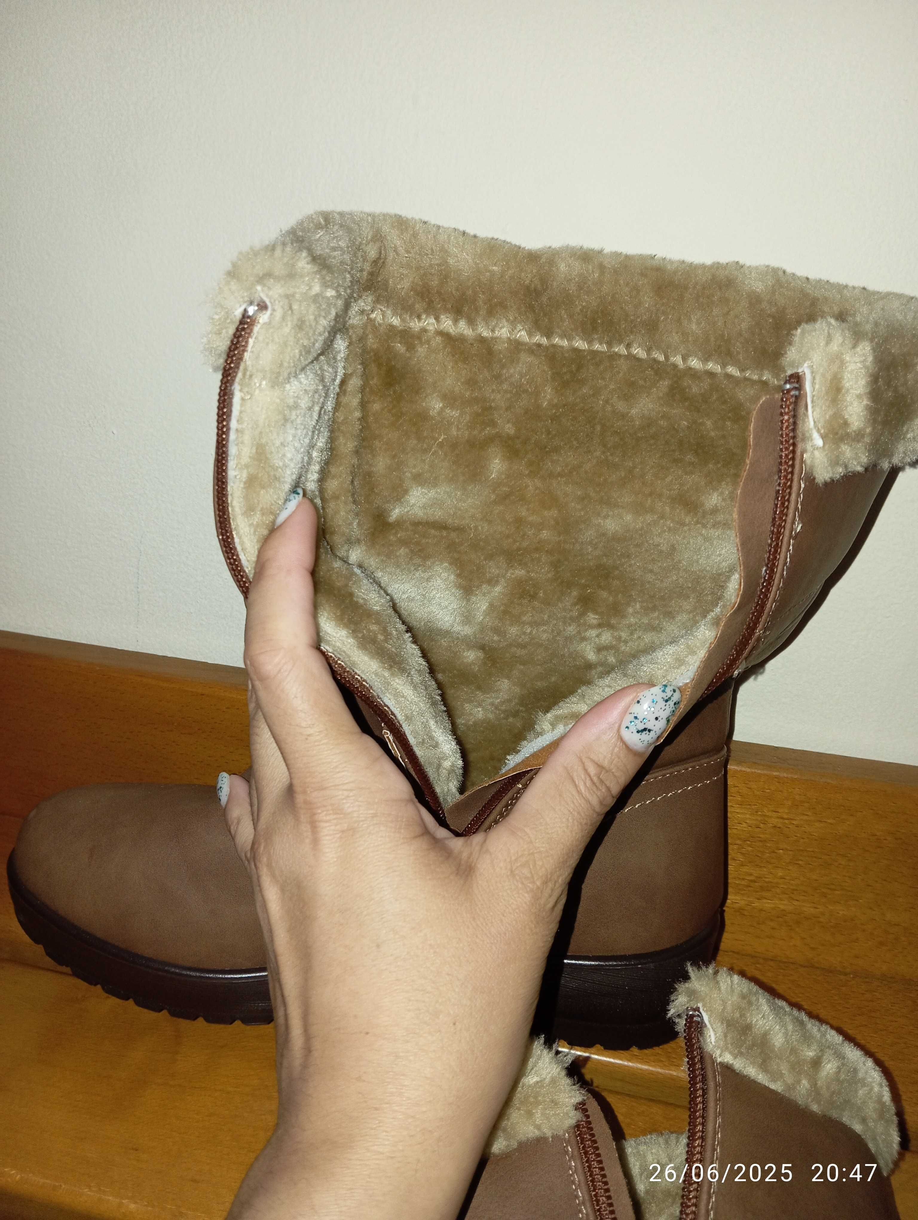 Bota Peluciada por Dentro