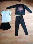4 f zestaw 152 dziewczynka. Bluza, Getry, t-shirt, spodenki