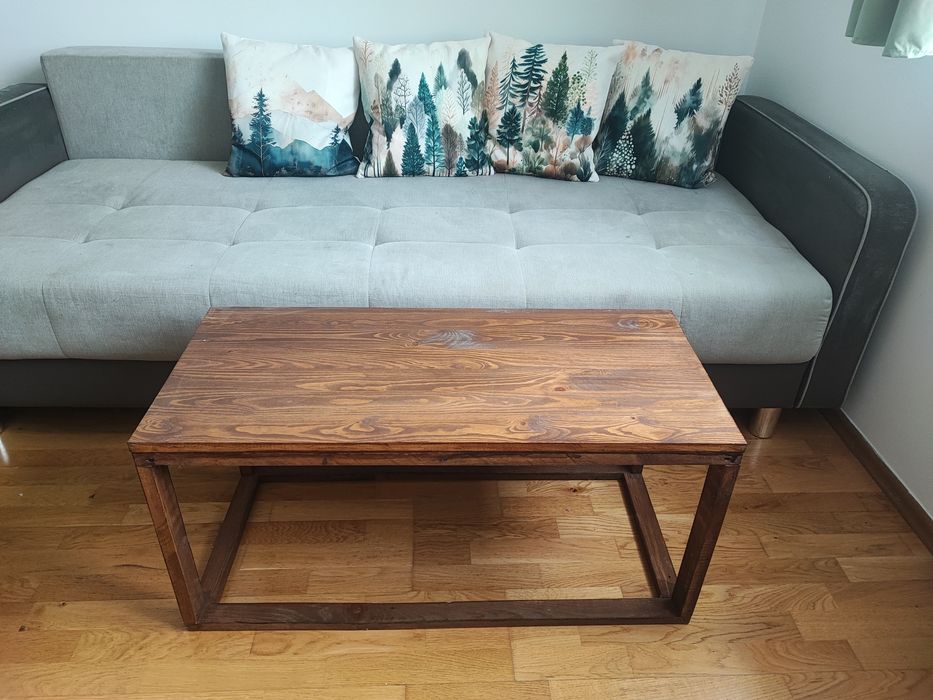 Stolik kawowy drewniany, ława, stół