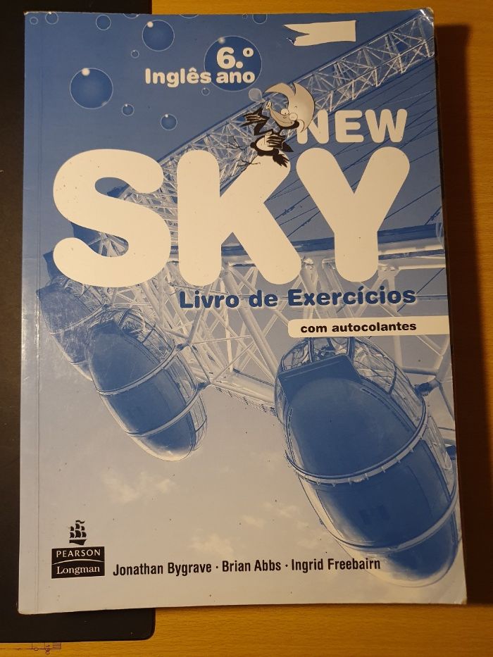 Ingles 6ºano sky livro de exercicios