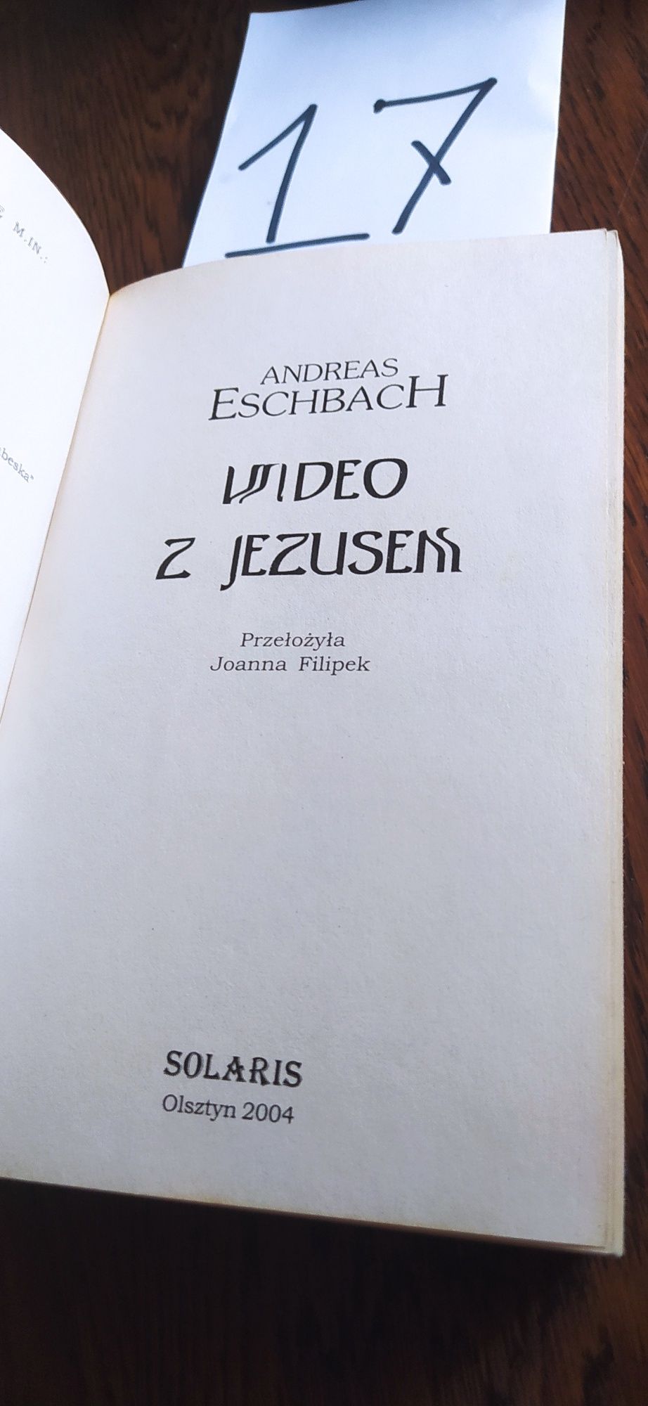 Wideo z Jezusem Andreas Eschbach