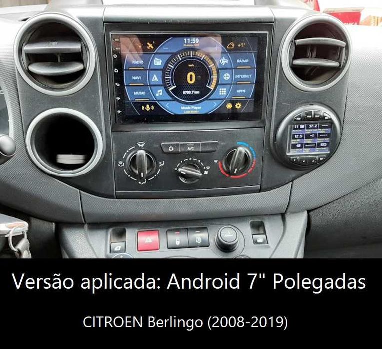 (NOVO) Rádio 2DIN 7" ANDROID 13 • [4+64GB] OFERTA Câmera Moldura • GPS