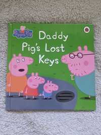 Książeczka po angielsku świnka Peppa 'Daddy Pig's lost keys'