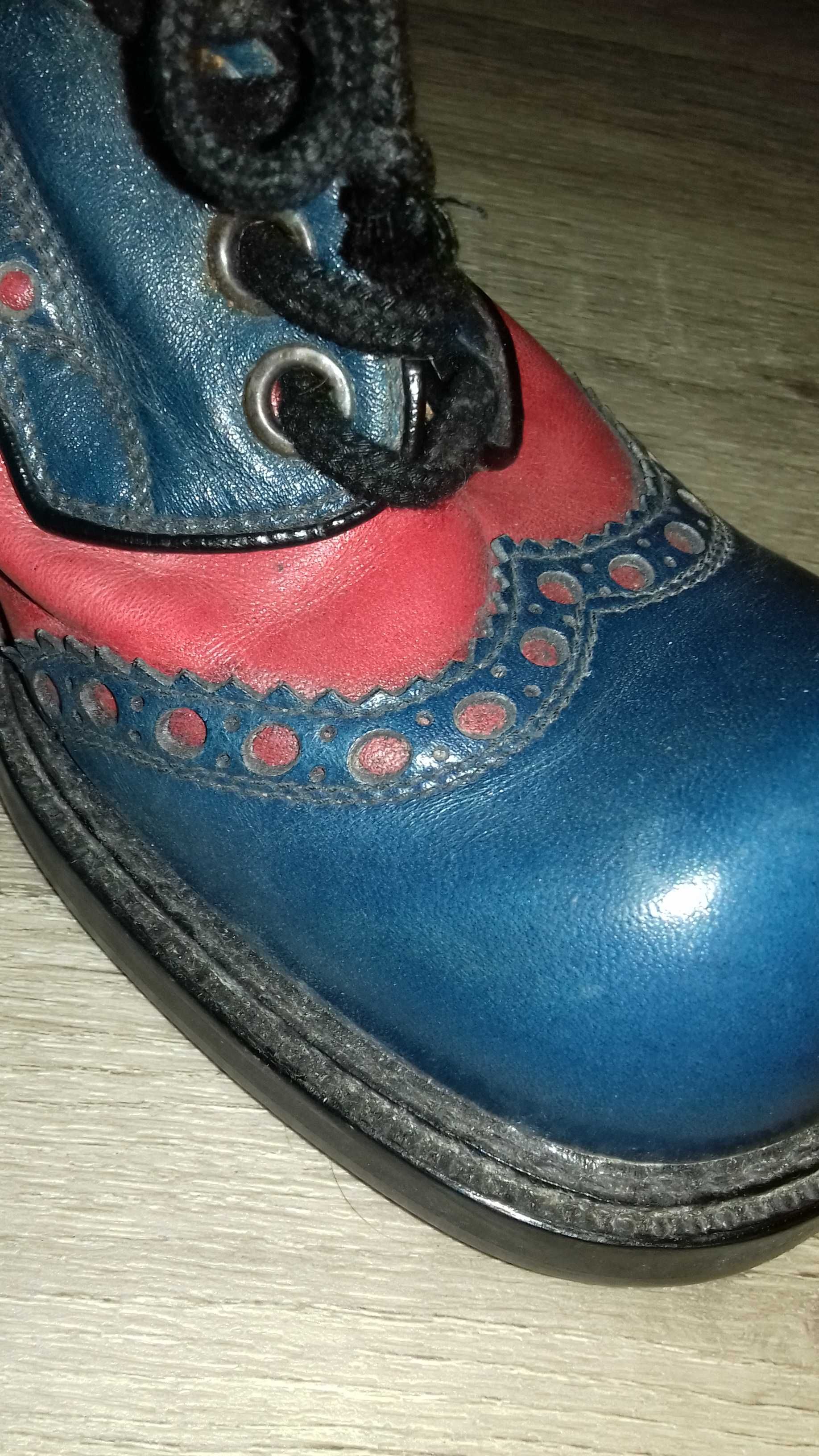Туфли ретро мужские кожа 1970-е