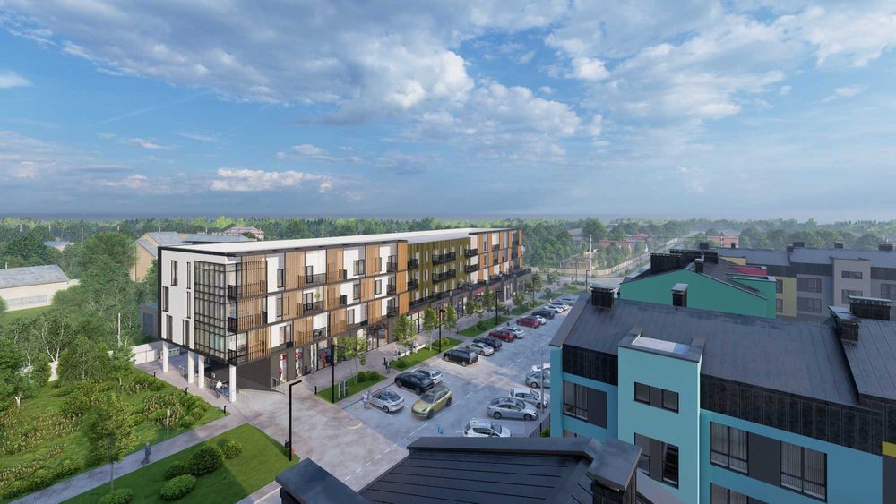 Продаж 1 кімнатна 36 мкв Винники 2 поверх