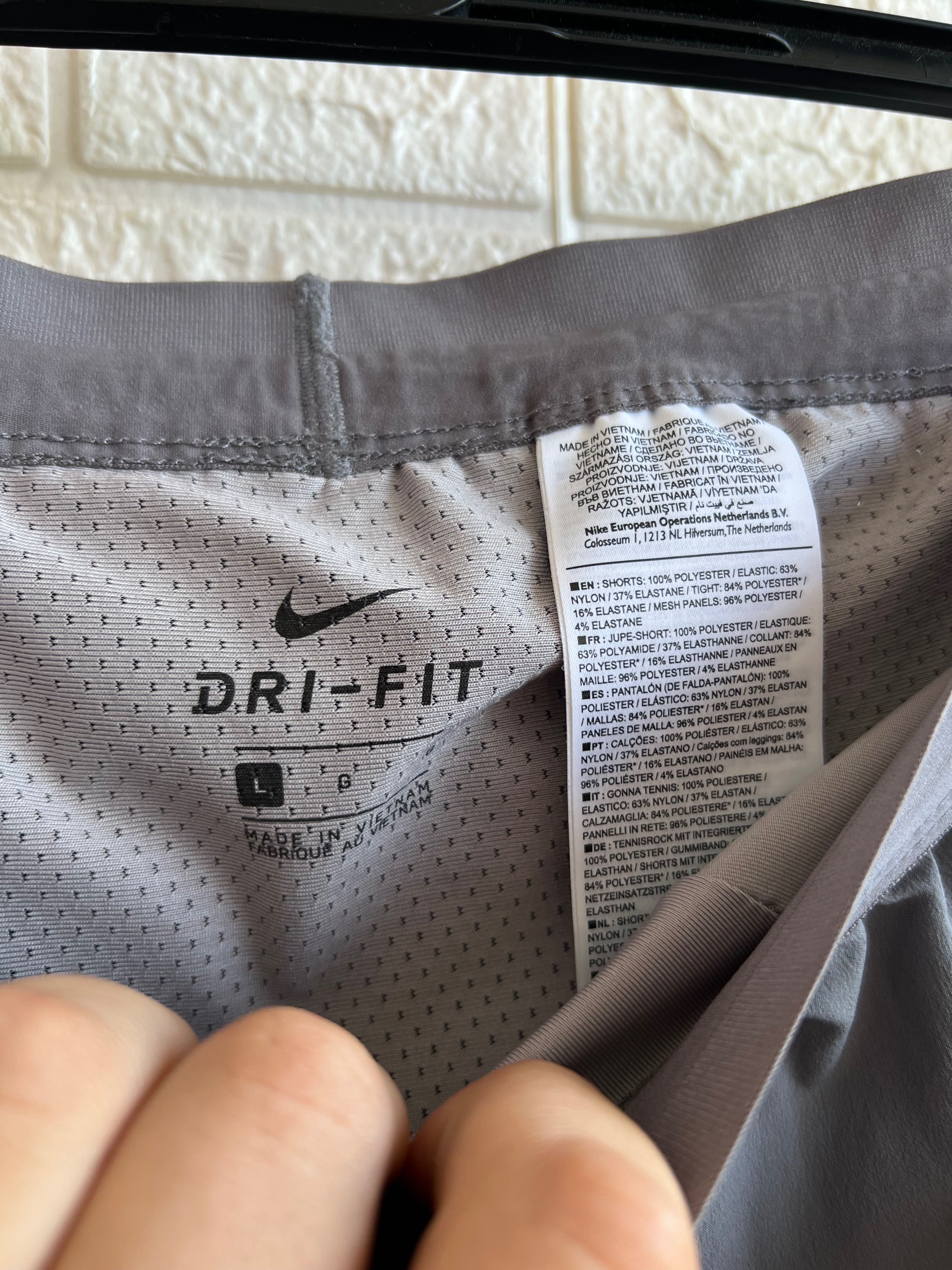 Шорти Nike 2в1 Dri-fit pro running з лосінами рЛ