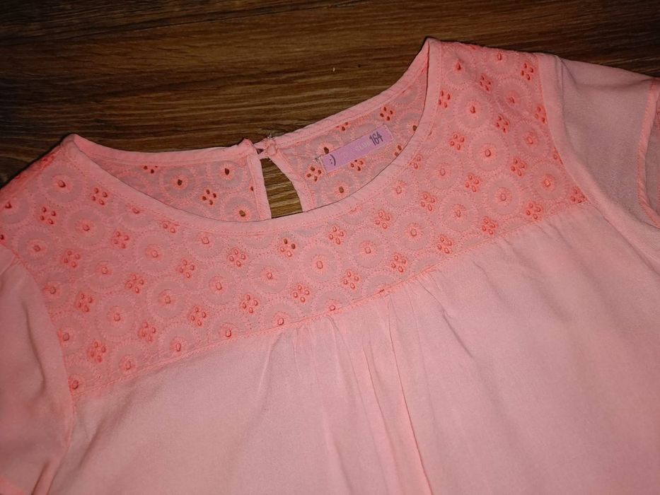 COOL CLUB bluzka z krótkim rękawem morelowa 158