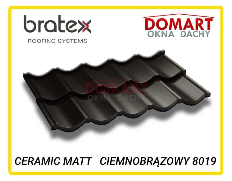 Blachodachówka Bratex Scandinavia Ceramic Matt ŚLĄSK MAŁOPOLSKA