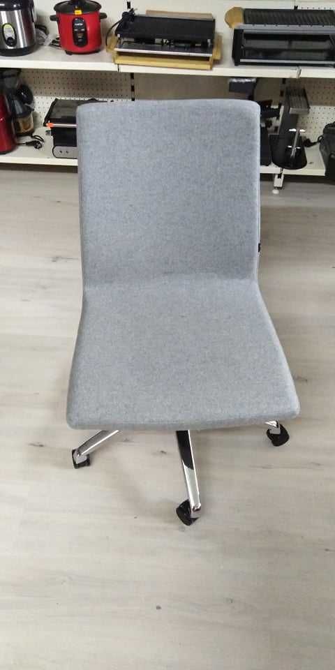 Krzesło biurowe obrotowe / fotel obrotowy tapicerowany wełna NOWY