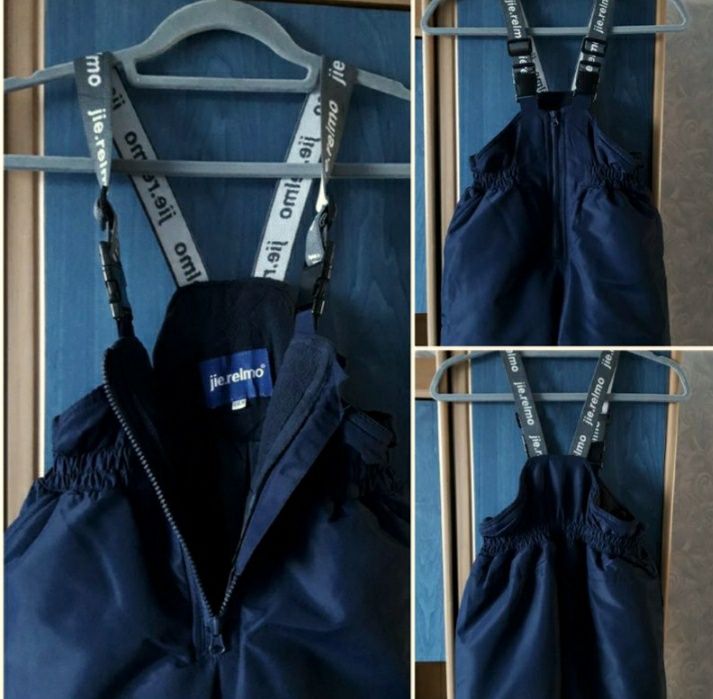 Очень тёплый влагозащитный полукомбинезон, 8-9лет, 134см, jie. Relmo