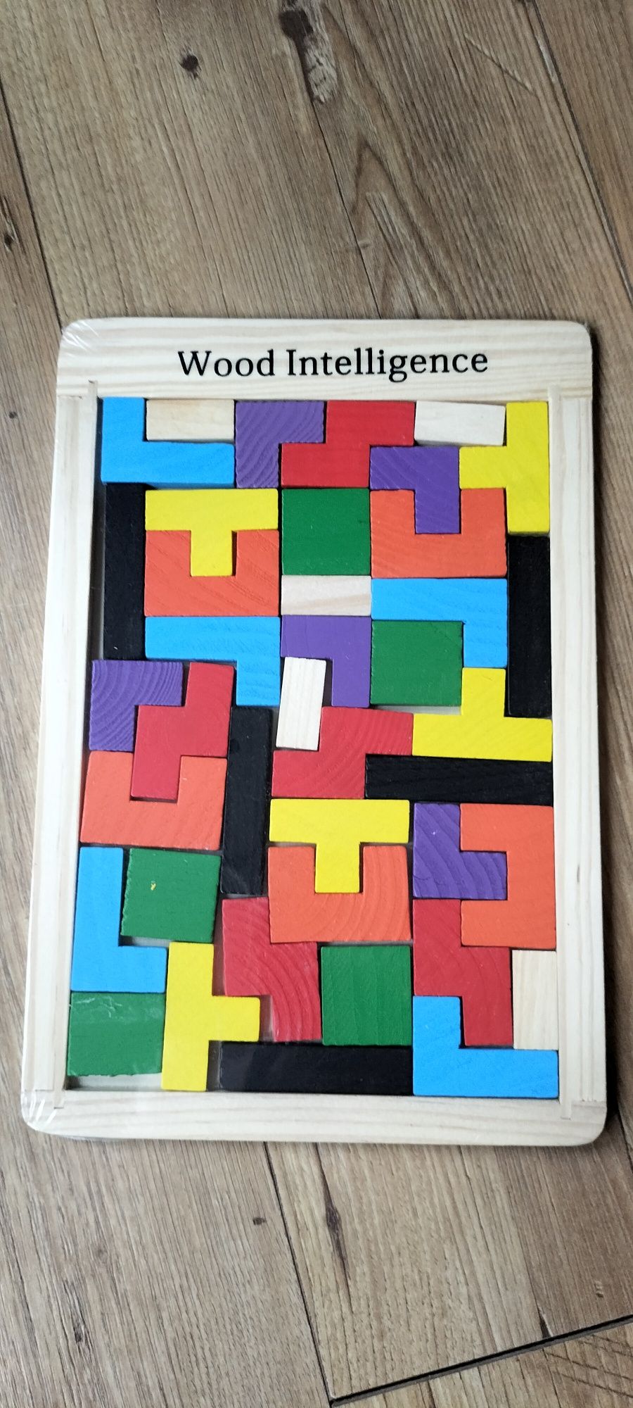 Puzzle drewniane układanka logiczna Tetris