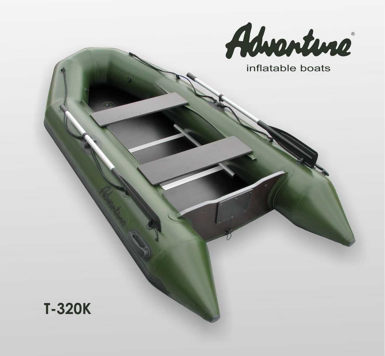 Моторний човен Adventure Travel II T-320K + Сузуки ДФ6+ лафет