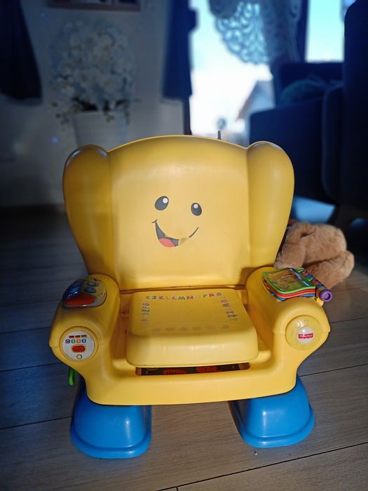 Krzesełko fotelik interaktywne Fisher Price. Wersja językowa Polska