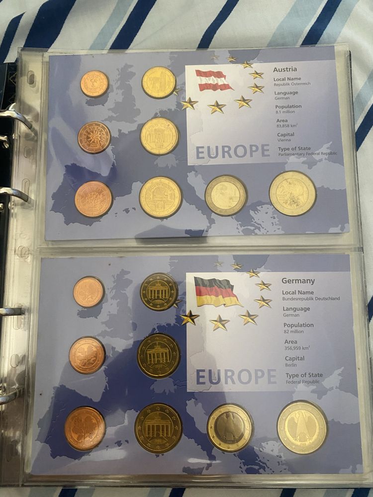 Coleçao moedas europa